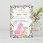  Baby dinosaur kroonballongradiënt flora Kaart (Staand voorkant)