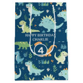 Baby Dinosaur Medium Cadeauzakje (Achterkant)