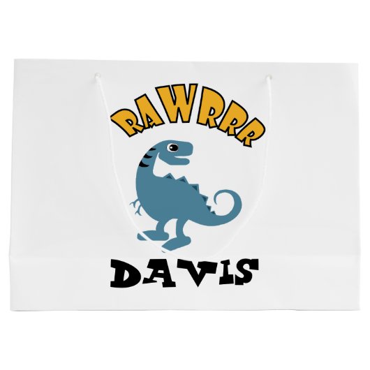 Baby Dinosaur-ontwerp - Cadeautas - Groot (Achterkant)