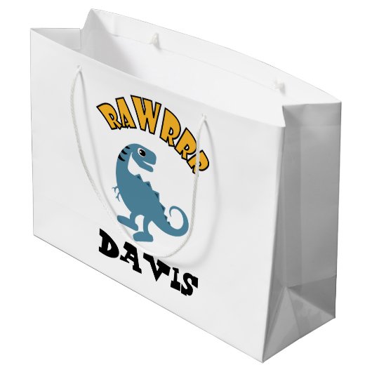 Baby Dinosaur-ontwerp - Cadeautas - Groot (Achterkant Gekanteld)