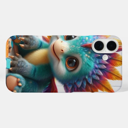 Baby Dinosaur-ontwerp Case-Mate iPhone Case (Achterkant (horizontaal))