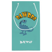Baby Dinosaur-ontwerp - Gift Bag - Klein Cadeauzakje (Achterkant)
