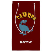 Baby Dinosaur-ontwerp - Gift Bag - Klein Cadeauzakje (Voorkant)
