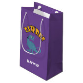 Baby Dinosaur-ontwerp - Gift Bag - Klein Cadeauzakje (Achterkant Gekanteld)