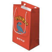 Baby Dinosaur-ontwerp - Gift Bag - Klein Cadeauzakje (Achterkant Gekanteld)