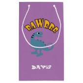 Baby Dinosaur-ontwerp - Gift Bag - Klein Cadeauzakje (Achterkant)