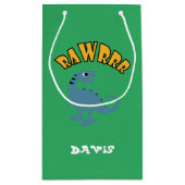 Baby Dinosaur-ontwerp - Gift Bag - Klein Cadeauzakje (Achterkant)