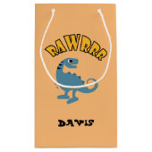 Baby Dinosaur-ontwerp - Gift Bag - Klein Cadeauzakje (Achterkant)