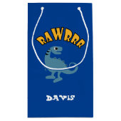 Baby Dinosaur-ontwerp - Gift Bag - Klein Cadeauzakje (Achterkant)