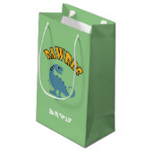 Baby Dinosaur-ontwerp - Gift Bag - Klein Cadeauzakje (Achterkant Gekanteld)