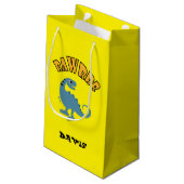 Baby Dinosaur-ontwerp - Gift Bag - Klein Cadeauzakje (Achterkant Gekanteld)