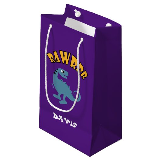 Baby Dinosaur-ontwerp - Gift Bag - Klein Cadeauzakje (Voorkant Gekanteld)
