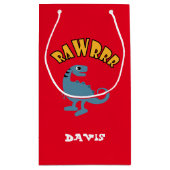 Baby Dinosaur-ontwerp - Gift Bag - Klein Cadeauzakje (Achterkant)