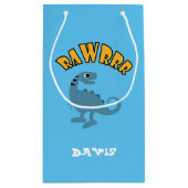 Baby Dinosaur-ontwerp - Gift Bag - Klein Klein Cadeauzakje (Achterkant)