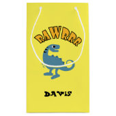 Baby Dinosaur-ontwerp - Gift Bag - Klein Klein Cadeauzakje (Achterkant)
