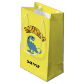 Baby Dinosaur-ontwerp - Gift Bag - Klein Klein Cadeauzakje (Achterkant Gekanteld)