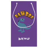 Baby Dinosaur-ontwerp - Gift Bag - Klein Klein Cadeauzakje (Achterkant)