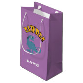 Baby Dinosaur-ontwerp - Gift Bag - Klein Klein Cadeauzakje (Achterkant Gekanteld)