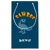Baby Dinosaur-ontwerp - Gift Bag - Klein Klein Cadeauzakje (Achterkant)