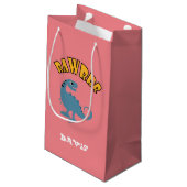 Baby Dinosaur-ontwerp - Gift Bag - Klein Klein Cadeauzakje (Achterkant Gekanteld)