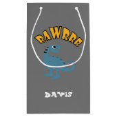 Baby Dinosaur-ontwerp - Gift Bag - Klein Klein Cadeauzakje (Achterkant)