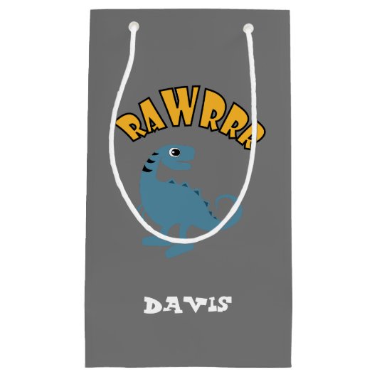 Baby Dinosaur-ontwerp - Gift Bag - Klein Klein Cadeauzakje (Voorkant)