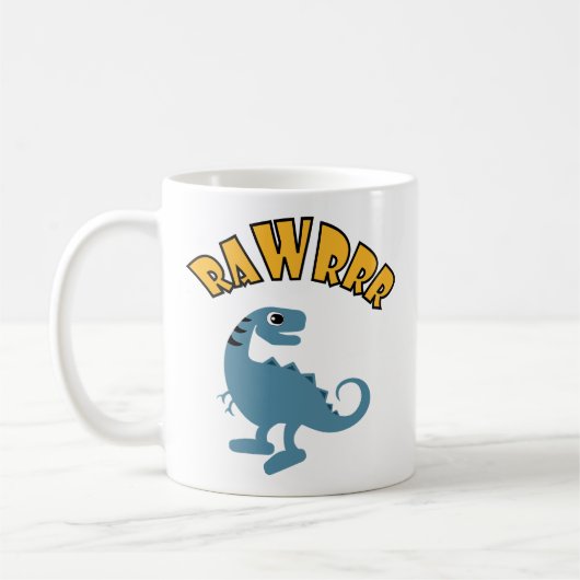 Baby Dinosaur-ontwerp - Klassieke Mok (Links)