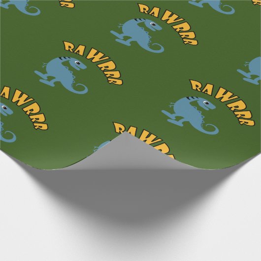 Baby Dinosaur-ontwerp - Matte wrapping papier (Hoek)