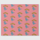 Baby Dinosaur-ontwerp - Matte wrapping papier (Vlak)