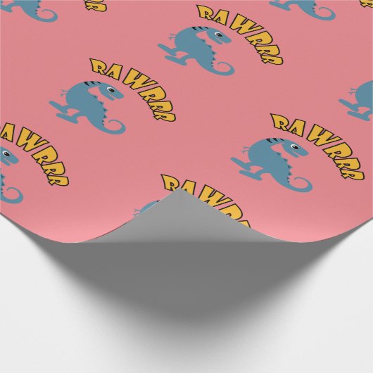 Baby Dinosaur-ontwerp - Matte wrapping papier (Hoek)