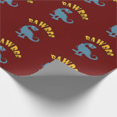 Baby Dinosaur-ontwerp - Matte wrapping papier (Hoek)