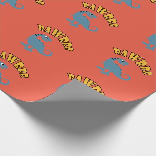 Baby Dinosaur-ontwerp - Matte wrapping papier (Hoek)