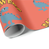 Baby Dinosaur-ontwerp - Matte wrapping papier (Rol Hoek)