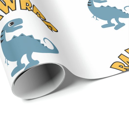 Baby Dinosaur-ontwerp - Matte wrapping papier (Rol Hoek)