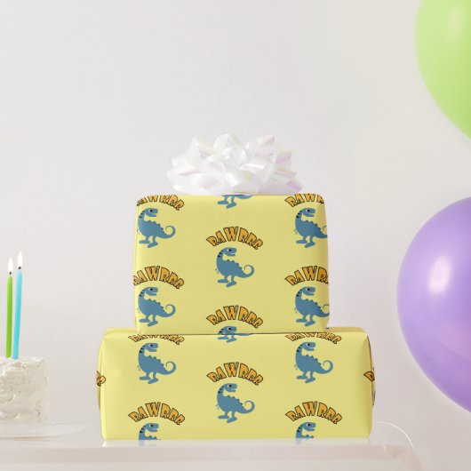 Baby Dinosaur-ontwerp - Matte wrapping papier (Feestgeschenken)