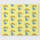 Baby Dinosaur-ontwerp - Matte wrapping papier (Vlak)