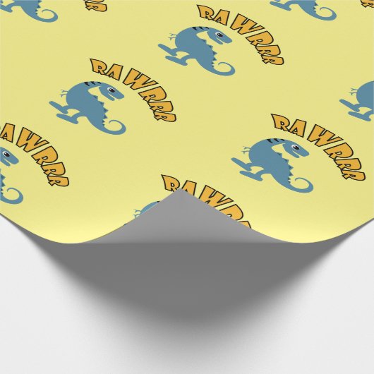 Baby Dinosaur-ontwerp - Matte wrapping papier (Hoek)