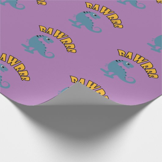 Baby Dinosaur-ontwerp - Matte wrapping papier (Hoek)