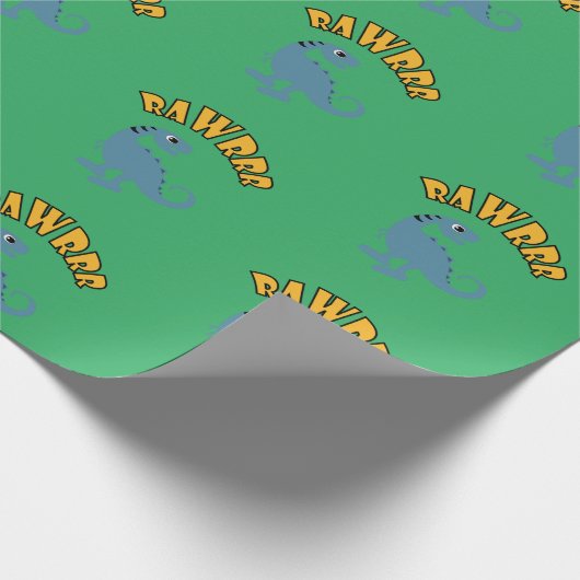 Baby Dinosaur-ontwerp - Matte wrapping papier (Hoek)