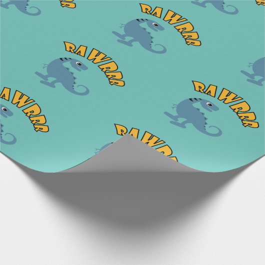 Baby Dinosaur-ontwerp - Matte wrapping papier (Hoek)