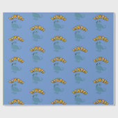 Baby Dinosaur-ontwerp - Matte wrapping papier (Vlak)