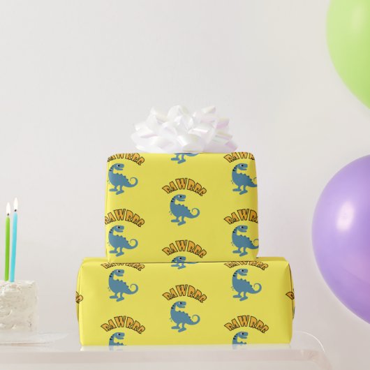 Baby Dinosaur-ontwerp - Matte wrapping papier (Feestgeschenken)
