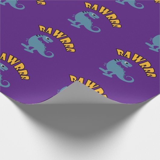 Baby Dinosaur-ontwerp - Matte wrapping papier (Hoek)