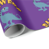 Baby Dinosaur-ontwerp - Matte wrapping papier (Rol Hoek)