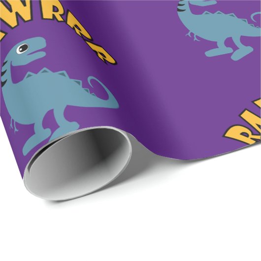 Baby Dinosaur-ontwerp - Matte wrapping papier (Rol Hoek)