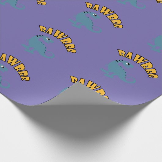 Baby Dinosaur-ontwerp - Matte wrapping papier (Hoek)