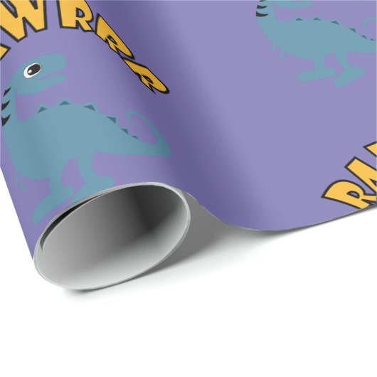 Baby Dinosaur-ontwerp - Matte wrapping papier (Rol Hoek)