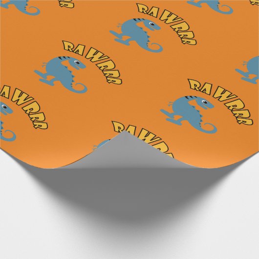 Baby Dinosaur-ontwerp - Matte wrapping papier (Hoek)