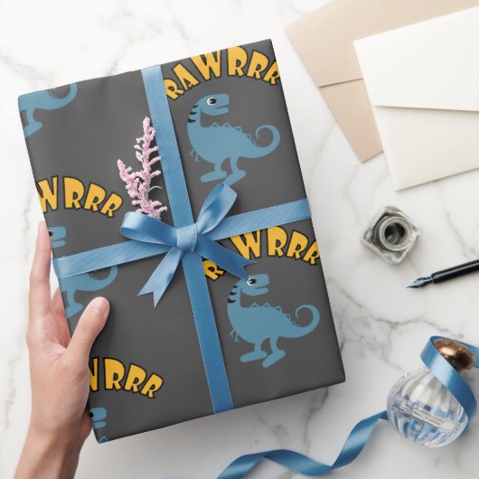 Baby Dinosaur-ontwerp - Matte wrapping papier (Geschenken)