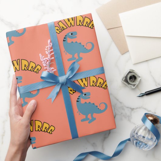 Baby Dinosaur-ontwerp - Matte wrapping papier (Geschenken)
